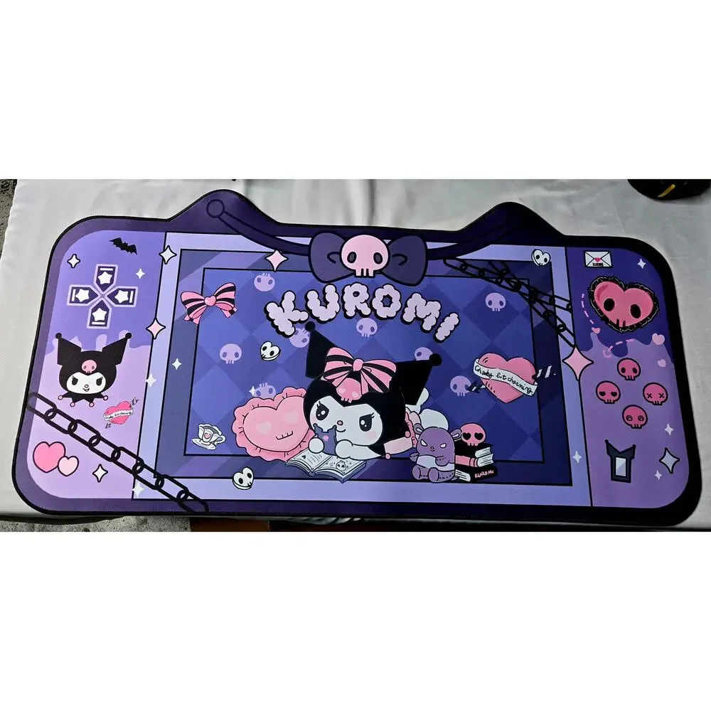 Kuromi XXL Gaming Mouse Pad Large Desk Mat 31” Anime Sanrio Cute Pink Purple New